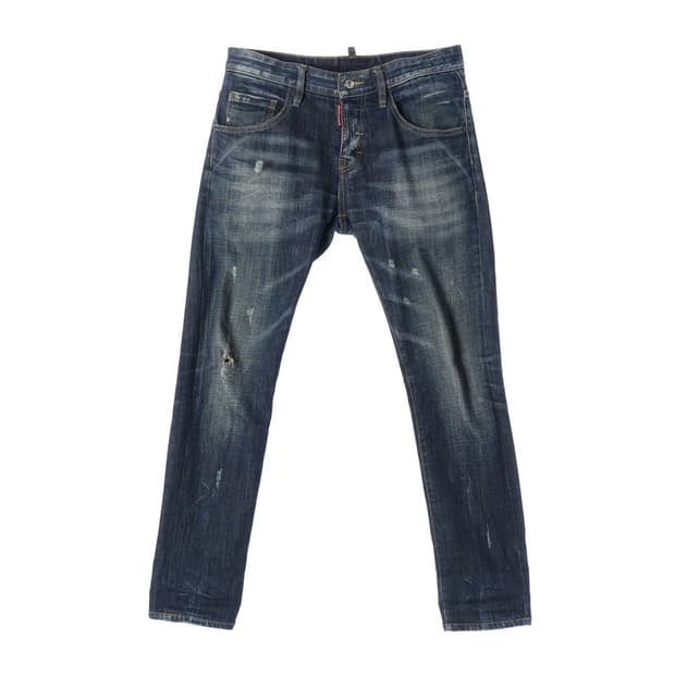 디스퀘어드2 빈티지 워싱 디스 데님 팬츠 46