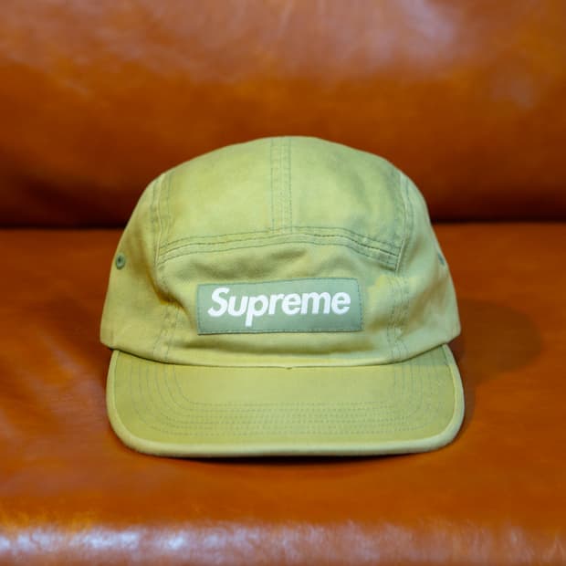 슈프림 박스 로고 캠프 캡 라이트 그린