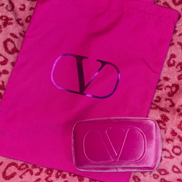 발렌티노 뷰티 핫핑크 에코백&파우치