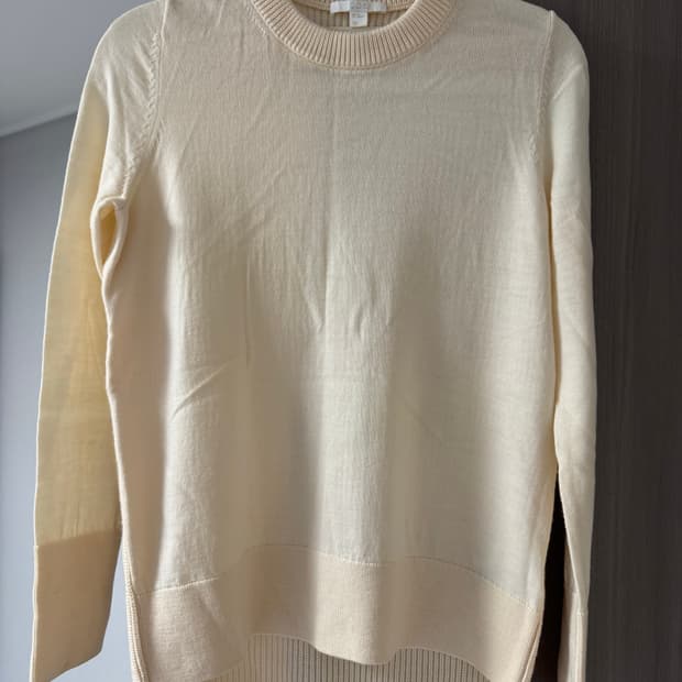 COS 코스 메리노 울 크루넥 니트 (크림/XS) 판매합니다