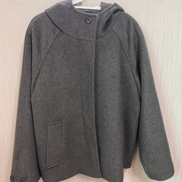 타입서비스 Hooded Half Coat 그레이