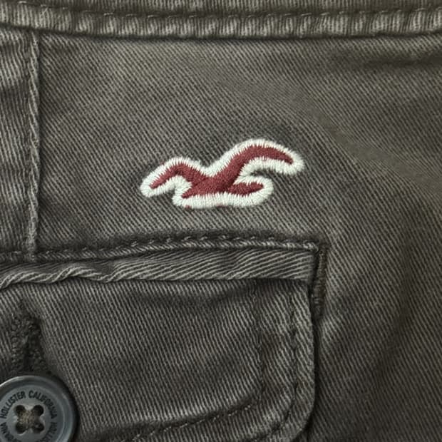 홀리스터 빈티지브라운 로우라이즈 반바지