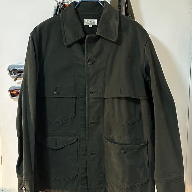 부기홀리데이 크루저 몰스킨 자켓 다크그린 (L)
