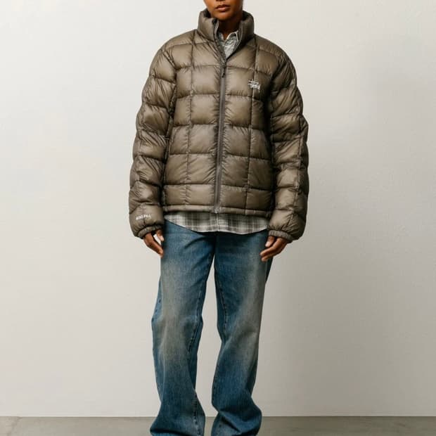 [M사이즈] 스투시 미드웨이트 푸퍼 토프