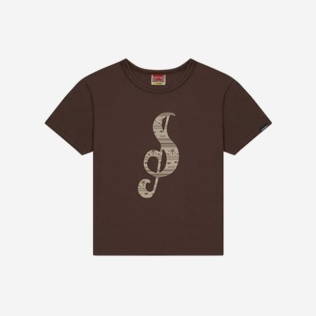 [Safarispot] Clef bandana Tee (BROWN)