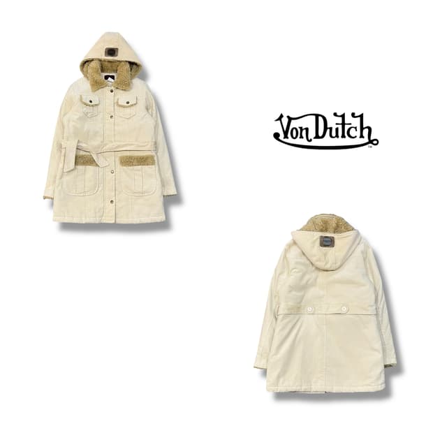  본더치 코듀로이 퍼 후드 자켓 y14293