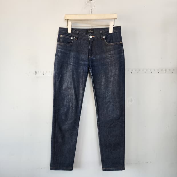 A.P.C. 생지 데님 청바지