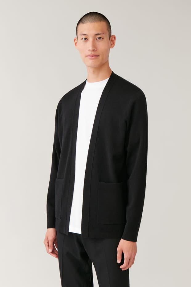 코스(COS) 오픈 메리노 가디건