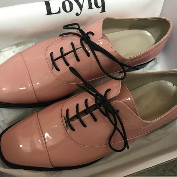 로이크 핑크 로퍼