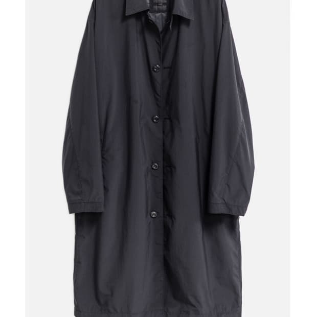 고낙 tab collar coat - black 1사이즈