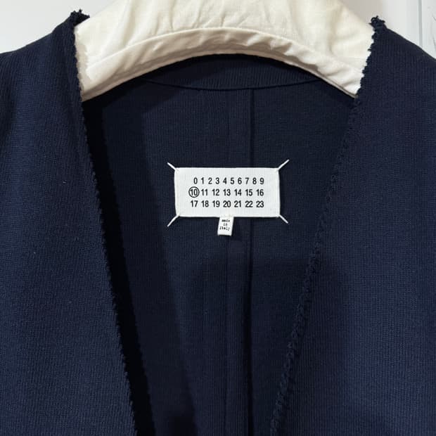 마르지엘라 네이비 져지 자켓