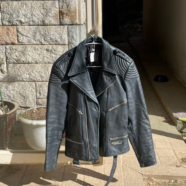 Vintage Biker Leather Jacket