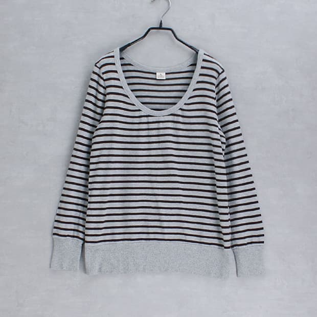 FINAL DECISION _ u neck border L/S