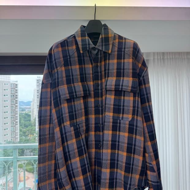 준지 / 20fw 옐로체크셔츠 / 46