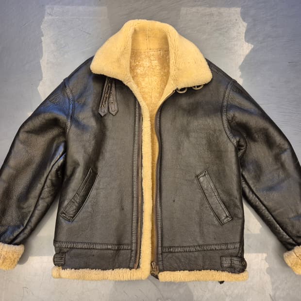 90s TYPE B-3 양털 양가죽 무스탕
