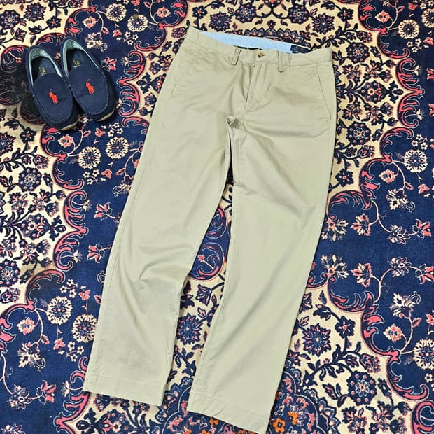 폴로랄프로렌 스트레이트 워시 스트레치 치노팬츠