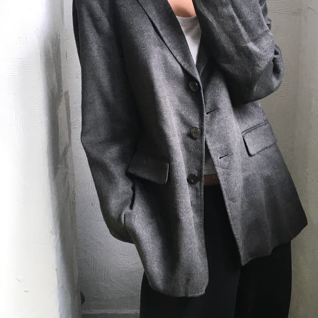 Moschino 모스키노 차콜 블레이저 