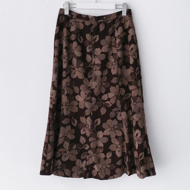 flower long skirt 