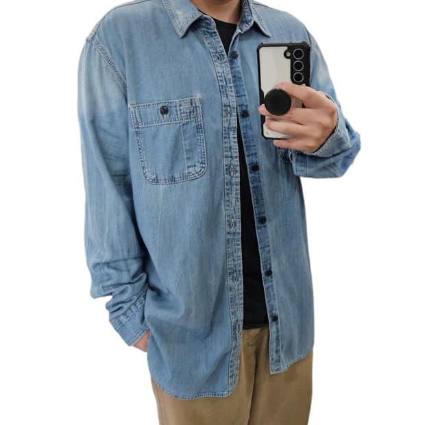 Gap 빈티지 워싱 데님셔츠 M 95-100