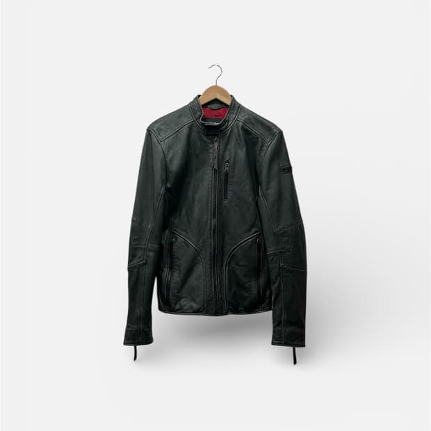 Vintage 티하 Tigha 양가죽 라이더 자켓 S 90-95