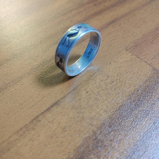 네이티브아메리칸 코코펠리 925실버링