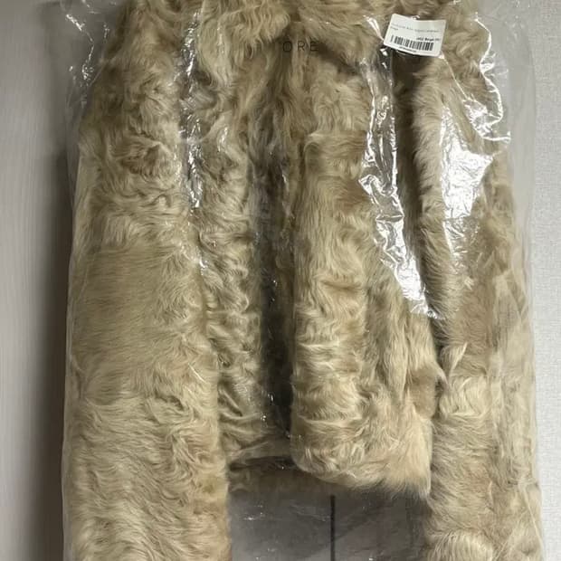 오어 ore 칼간램 퍼 자켓 램스킨100