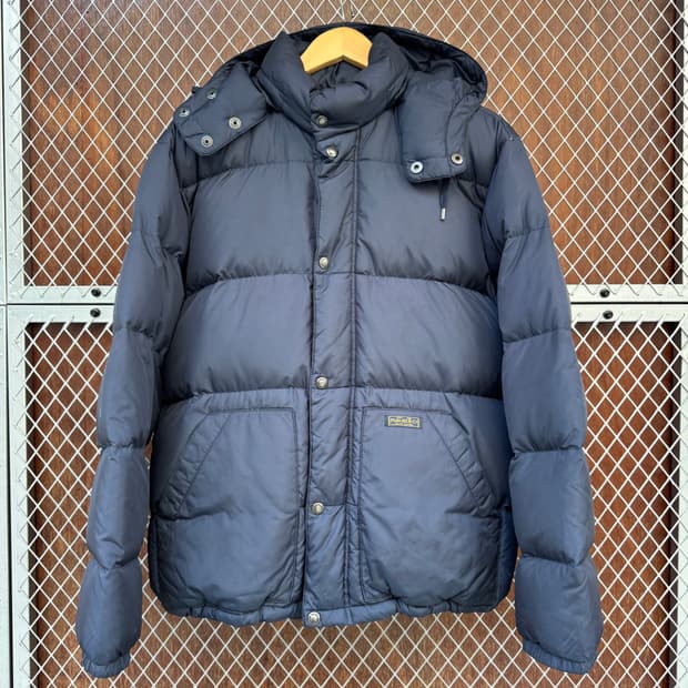 폴로랄프로렌 다운 패딩점퍼 네이비 L