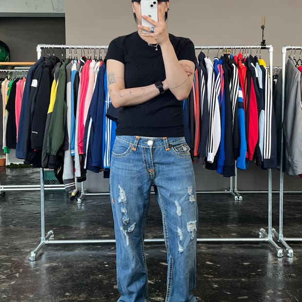 트루릴리젼 빌리슈퍼티 데님 팬츠