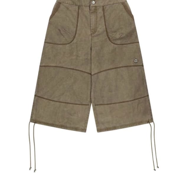 코이세이오 지그재그 팬츠 브라운 사이즈 2