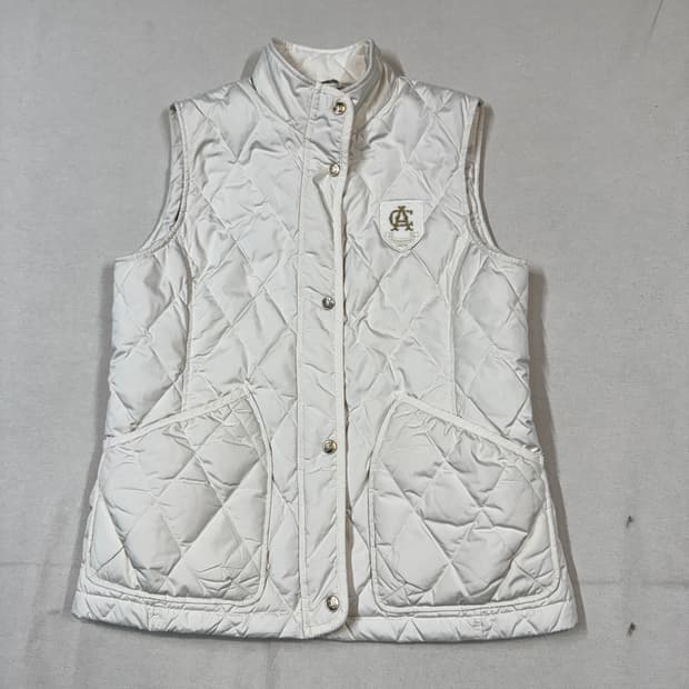 66) 아쿠아스큐텀 구스다운 퀼팅 베스트 조끼패딩