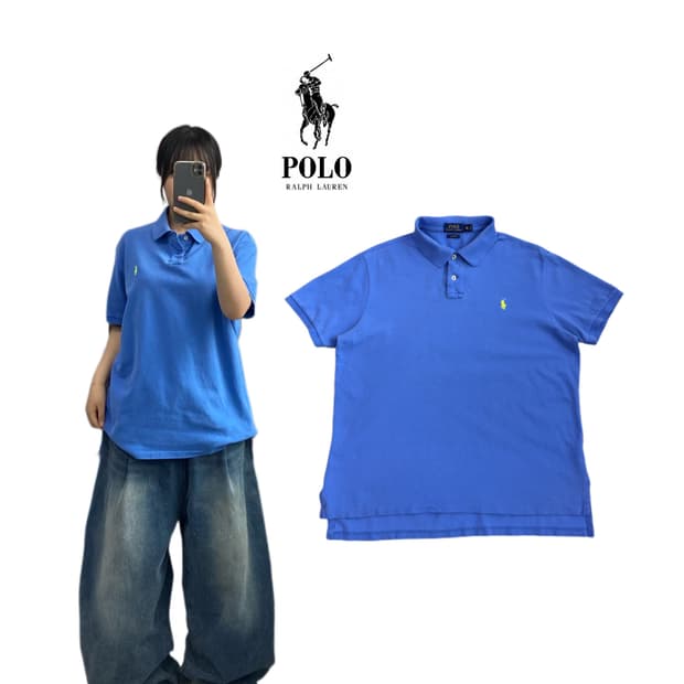 폴로 XL 신형 포니 PK 카라 반팔 티셔츠