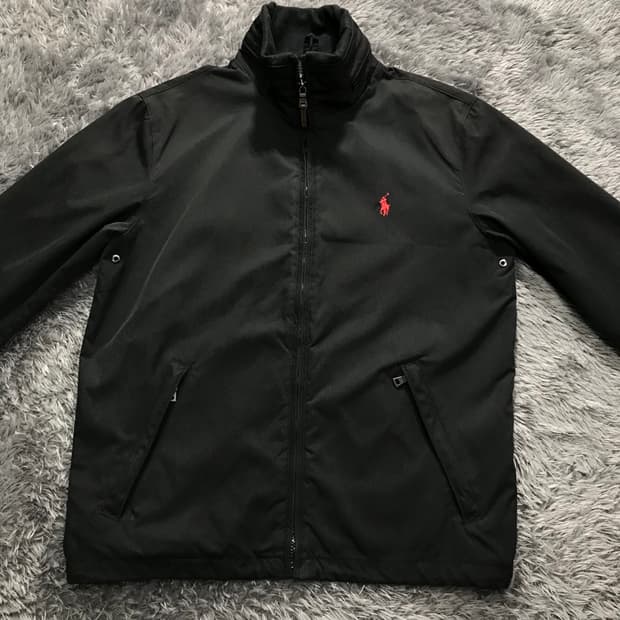 [[S, A급] 폴로(POLO)랄프로렌 블랙 페리 자켓#195