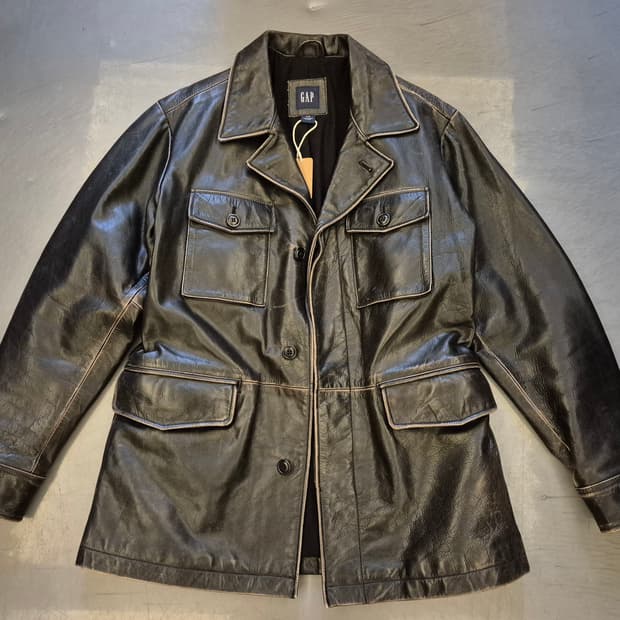 올드 갭 소가죽 자켓