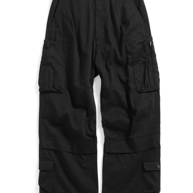해칭룸 Zip Cargo Work Pants Black(4)택포
