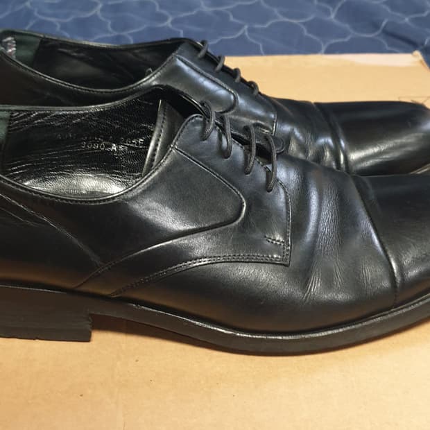 에스콰이어 소가죽 스퀘어토 더비 블랙 (265)