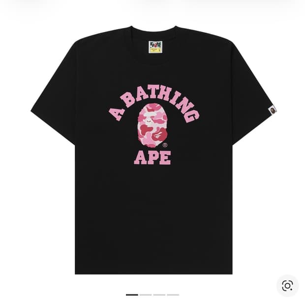 베이프 ABC 카모 컬리지 티셔츠 2xl