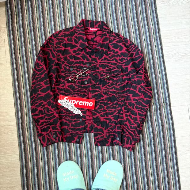 슈프림 thorn 트러커 자켓