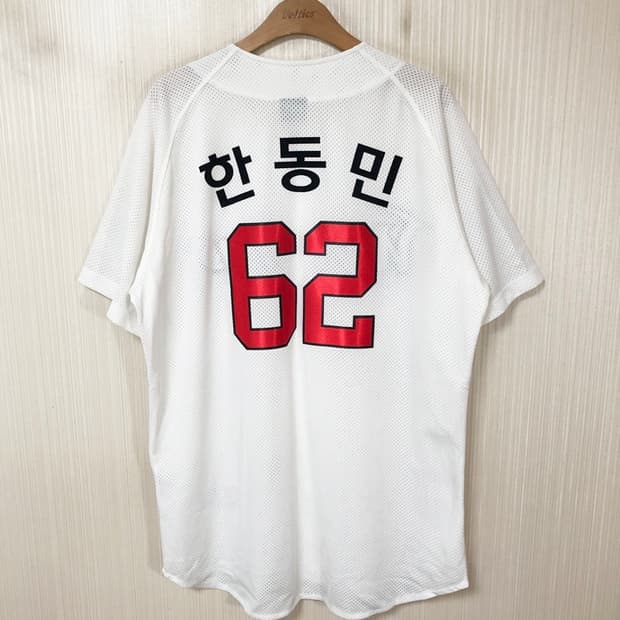KBO SK와이번스 홈유니폼/져지 2XL(110) #62 한동민(한유섬)