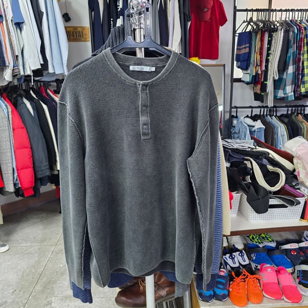 시리즈 헨리넥 워싱 긴팔 티셔츠 (1375)