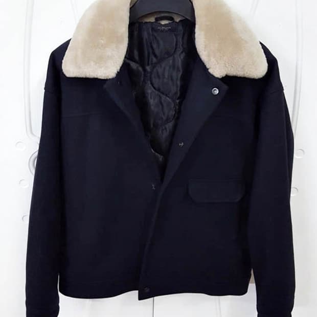 질스튜어트 남성 울 캐시미어 숏 자켓 L