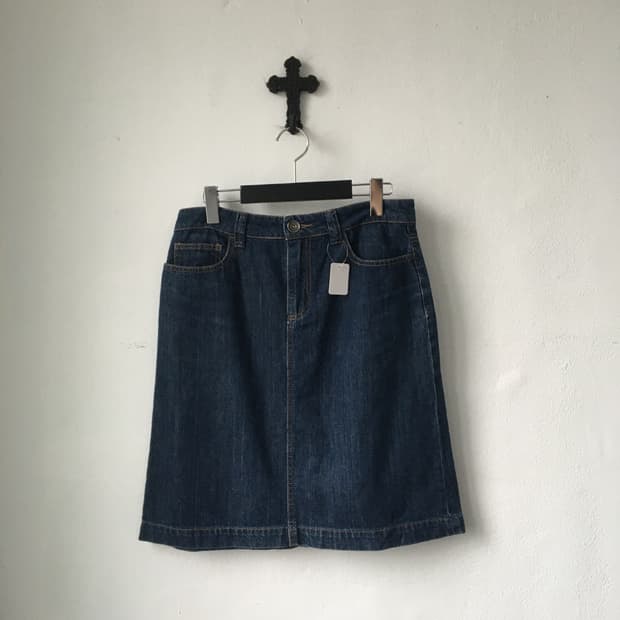 Denim mid I skirt