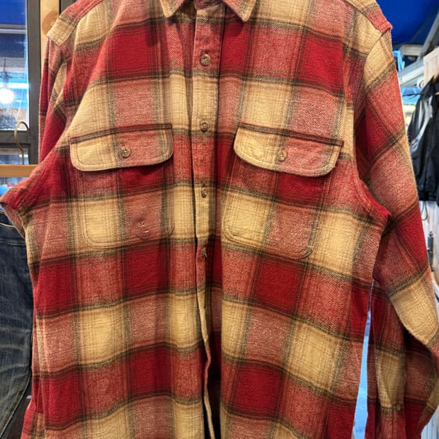 필드앤스트림 빈티지 플란넬 체크셔츠