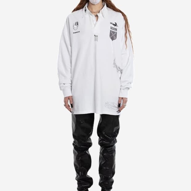 604service 크림한정판 풋볼 트랙 카라티