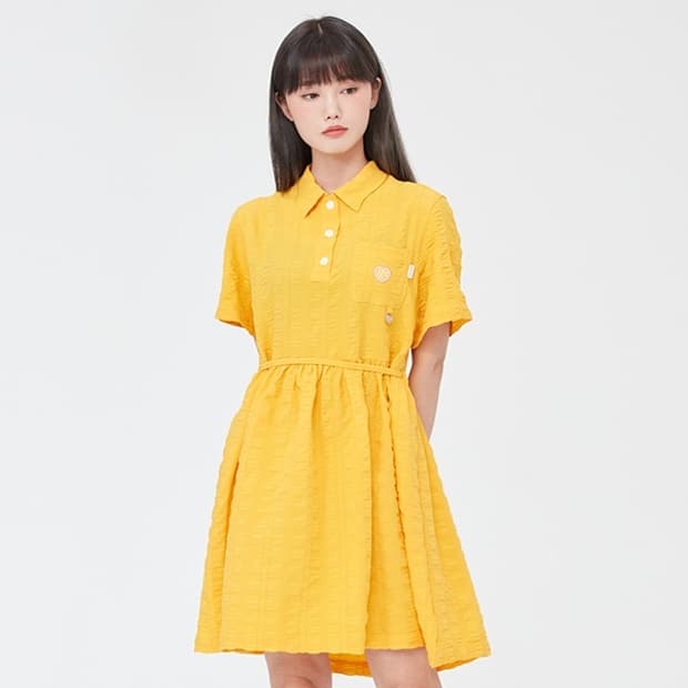 타게토 카라 미니원피스