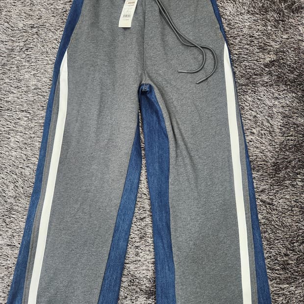 쥬시쥬디 져지믹스와이드팬츠 새상품