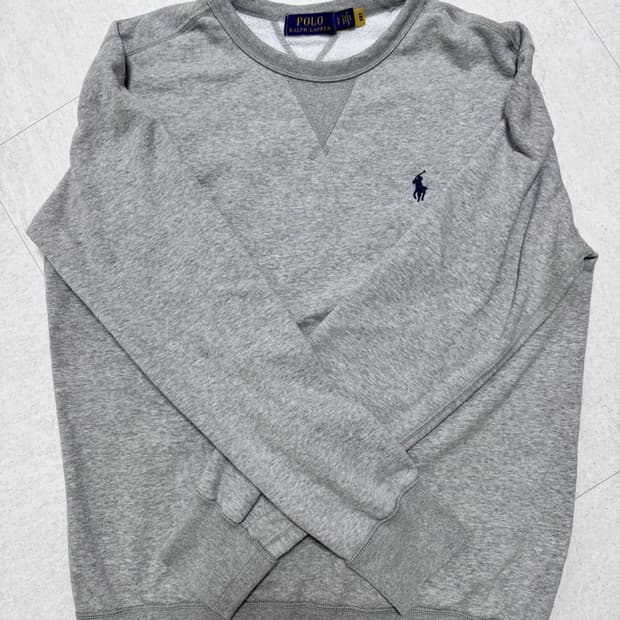 폴로 랄프로렌 맨투맨 그레이 S