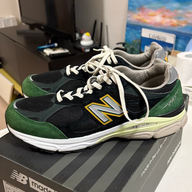 뉴발란스990 USA 한정판 블랙그린 280