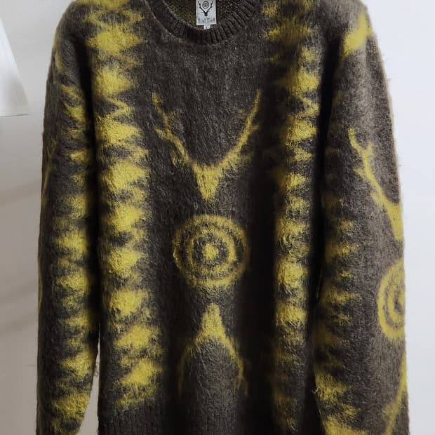 남이서팔 모헤어 니트 L