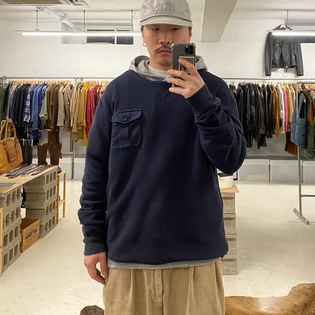 POLO RALPHLAUREN pocket waffle knit 와플니트