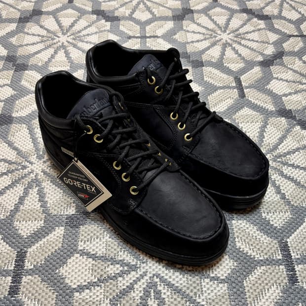 (280) 팀버랜드 헤리티지 미드 레이스 고어텍스 부츠 블랙